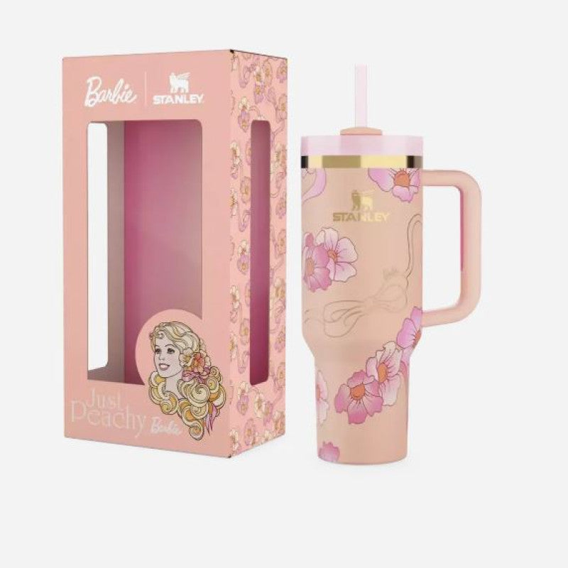 Barbie™ x Stanley “Just Peachy” Quencher Tumbler – Floral Peach Edition