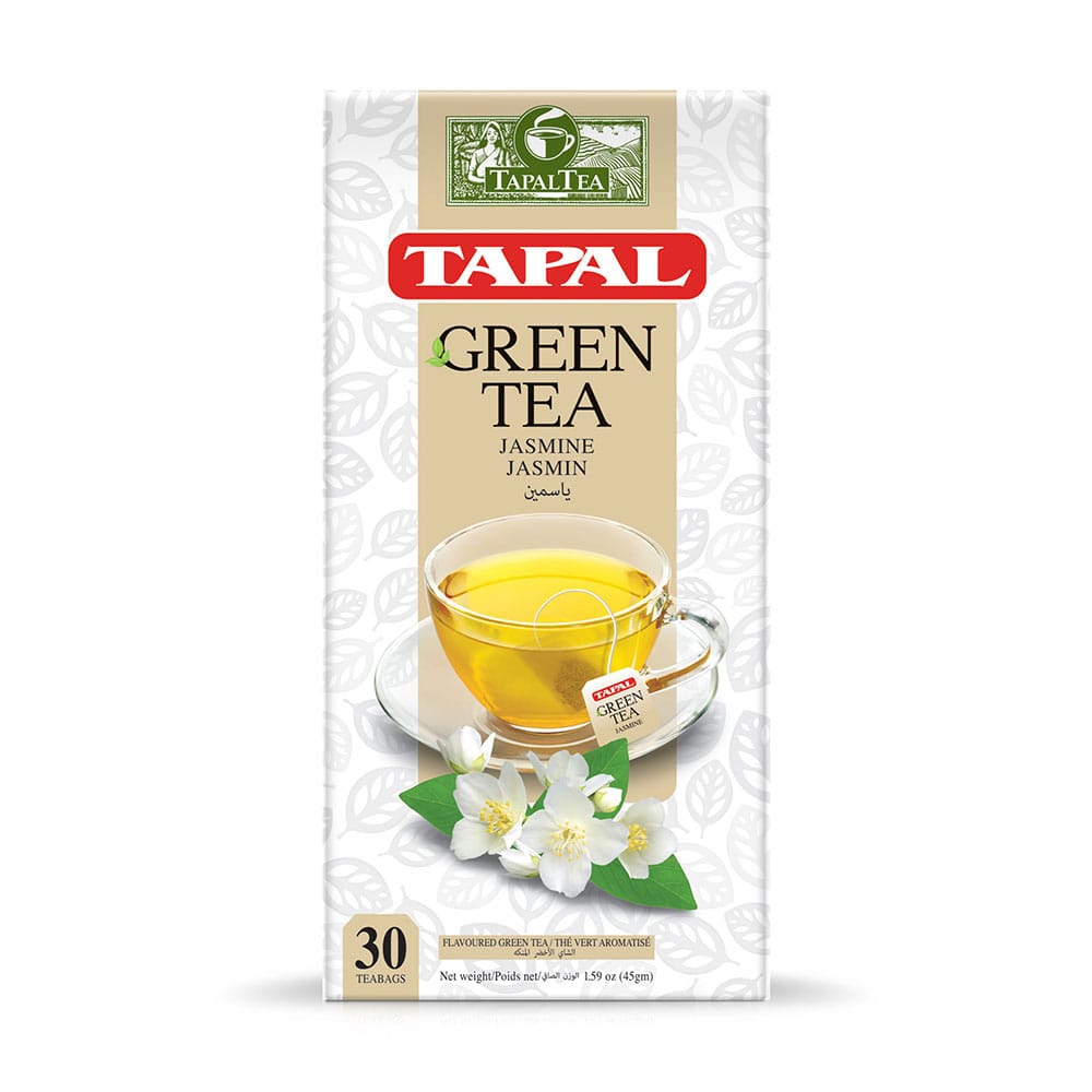 Tapal Green Tea Jasmine – Aromatic Jasmine Flavored Green Tea | 30 Tea Bags