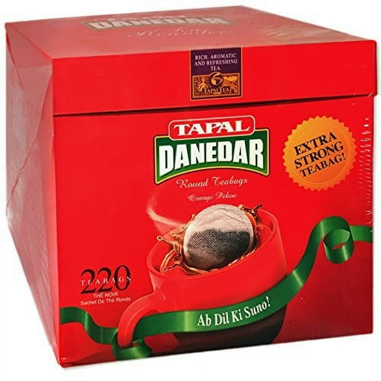 Tapal Danedar Round Tea Bags – Extra Strong Black Tea | 220 Tea Bags
