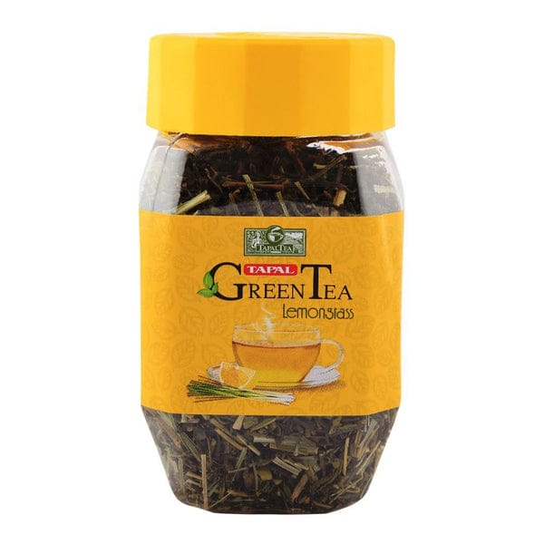 Tapal Green Tea Lemongrass Jar 100g – Refreshing Herbal Green Tea with Natural Lemongrass