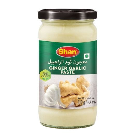 Shan Ginger Garlic Paste 310gm – Fresh Ginger & Garlic Cooking Paste