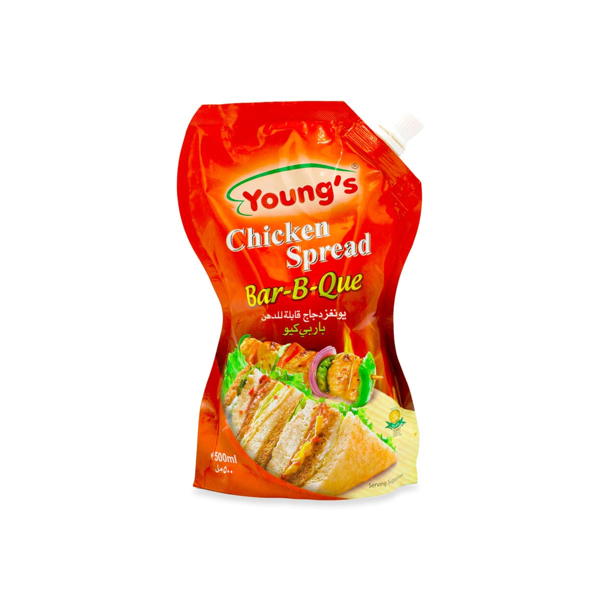 Young’s Chicken Spread Bar-B-Que 500ml – Smoky BBQ Flavored Creamy Chicken Spread