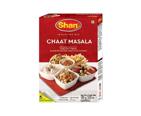 Shan Chaat Masala Seasoning Mix 100gm – Tangy & Spicy Sprinkle Masala