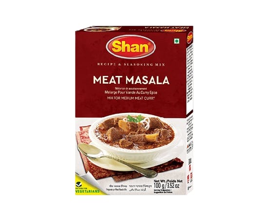 Shan Meat Masala Mix 100g – Premium Spice Blend for Traditional Meat Curry & BBQ Dishes
