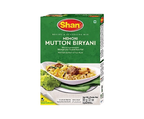 Shan Memoni Mutton Biryani Masala Mix 60g – Authentic Pakistani Memoni Biryani Spice Blend