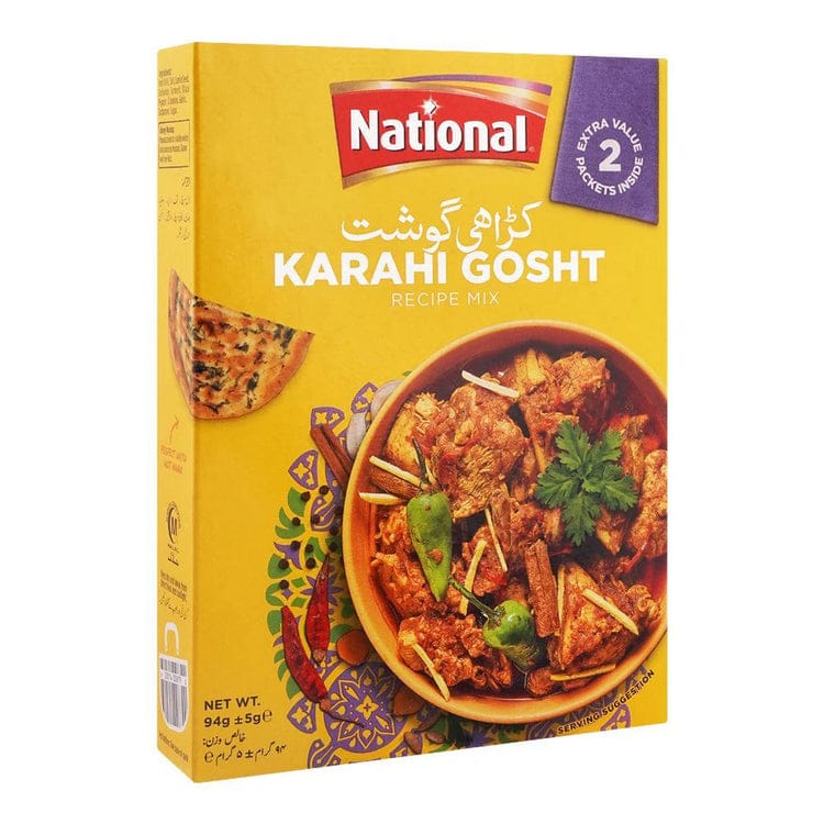 National Karahi Gosht Masala 100g Double Pack – Authentic Pakistani Karahi Spice Mix