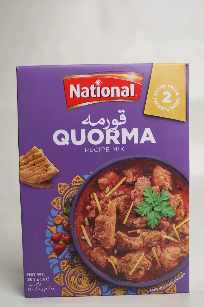 National Quorma Masala 90gm Double Pack – Authentic Pakistani Qorma Curry Spice Mix