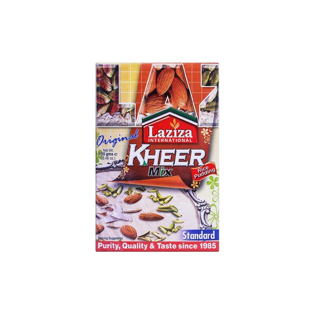 Laziza Kheer Mix Economy Standard 155gm – Instant Traditional Rice Pudding Dessert Mix