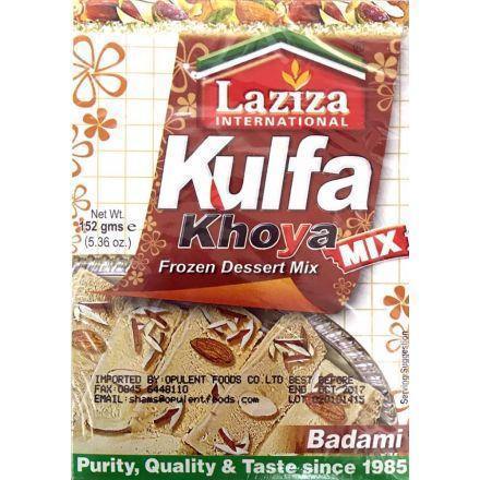 Laziza Kulfa Khoya Mix Badami Frozen Dessert Mix 152gm