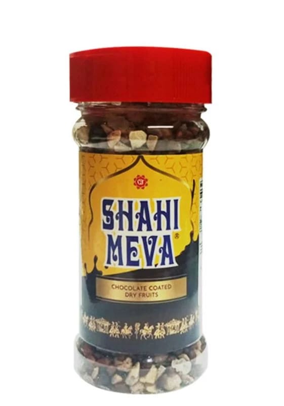 Shahi Meva Chocolate Coated Dry Fruits Mix – Premium Crunchy Nut & Fruit Snack Jar
