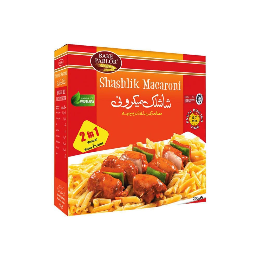 Bake Parlor Shashlik Macaroni 2 in 1 Masala Mix Pasta Quick Meal 250g