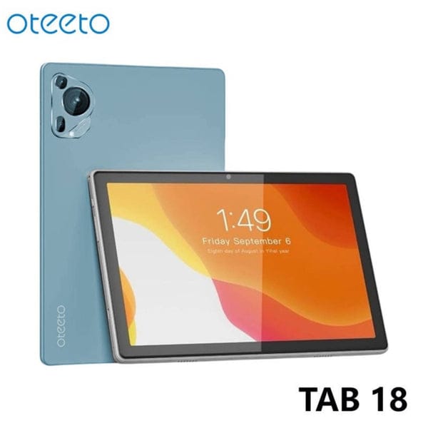 Oteeto Tab 18 10.1" Android Tablet – 8GB RAM, 512GB Storage, Dual SIM, 8000mAh Battery
