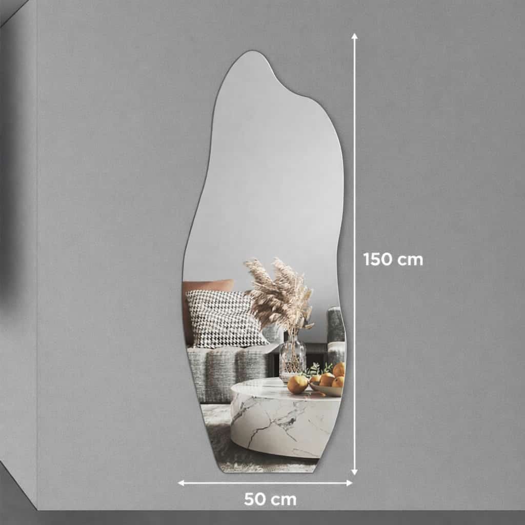 HD Self-Adhesive Acrylic Mirror Wall Tiles | Shatterproof Peel & Stick DIY Non-Glass Mirror Sheets for Bedroom, Living Room, Bathroom & Home Decor