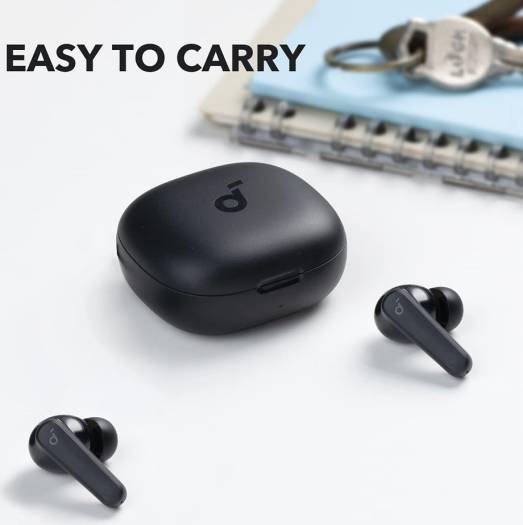 Anker Soundcore R50i True Wireless Earbuds | 30H Playtime, 10mm Bass Drivers, IPX5, Bluetooth 5.3 — Black