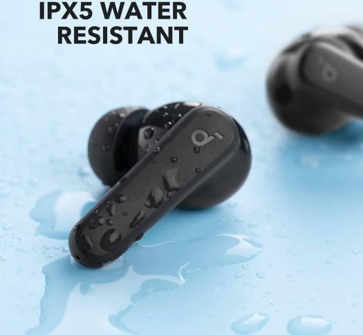 Anker Soundcore R50i True Wireless Earbuds | 30H Playtime, 10mm Bass Drivers, IPX5, Bluetooth 5.3 — Black