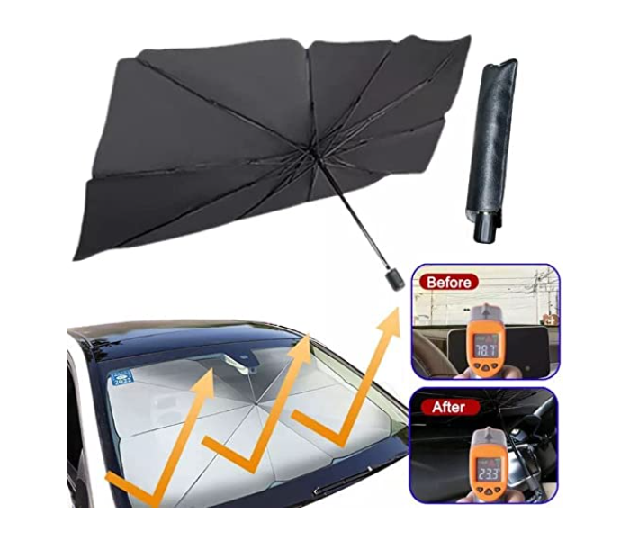 Brella Shield Car Windshield Sun Shade Umbrella | Fits All Cars | Qatar