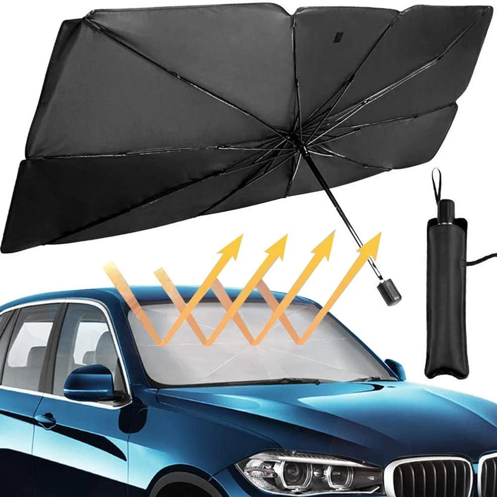 Brella Shield Car Windshield Sun Shade Umbrella | Fits All Cars | Qatar