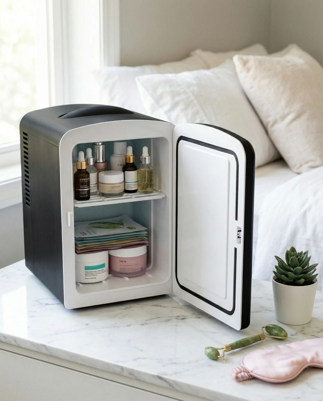 Green Lion GMF-75 and GMF-65 Mini Fridge 4L – Dual Power Cool & Warm Mode | Portable Car & Home Mini Refrigerator | Qatar