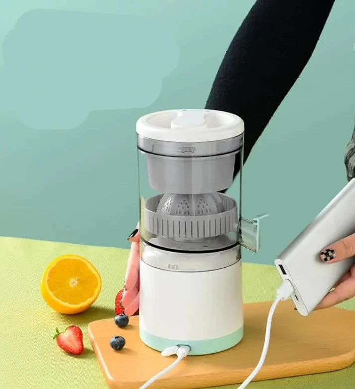 Portable Electric Citrus Juicer – USB Rechargeable Automatic Orange & Lemon Juice Extractor