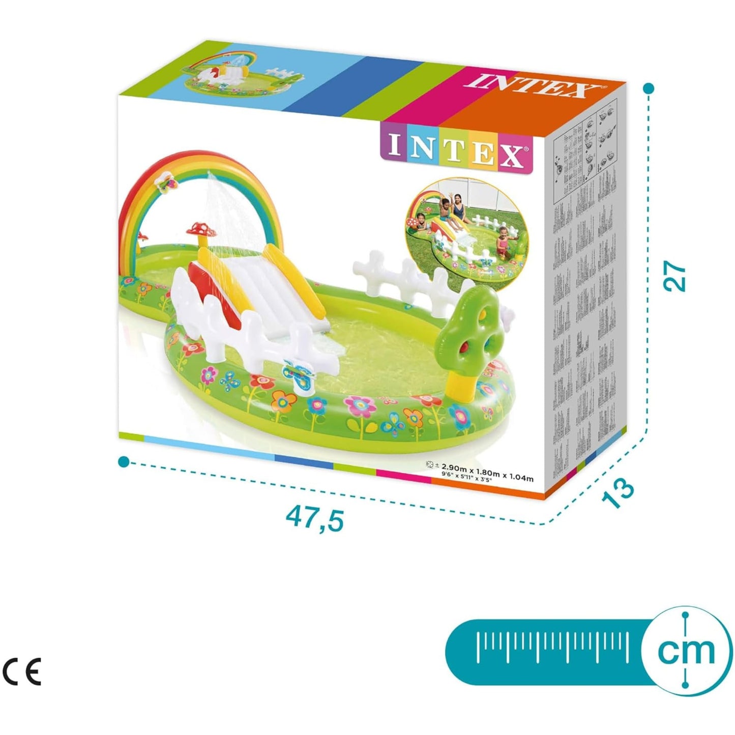 Intex My Garden Play Center — Inflatable Kids Water Play Pool 290 x 180 x 104 cm