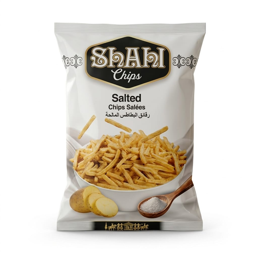 Shahi Salted Chips – Crispy Potato Snack Sticks with Classic Salted Flavor