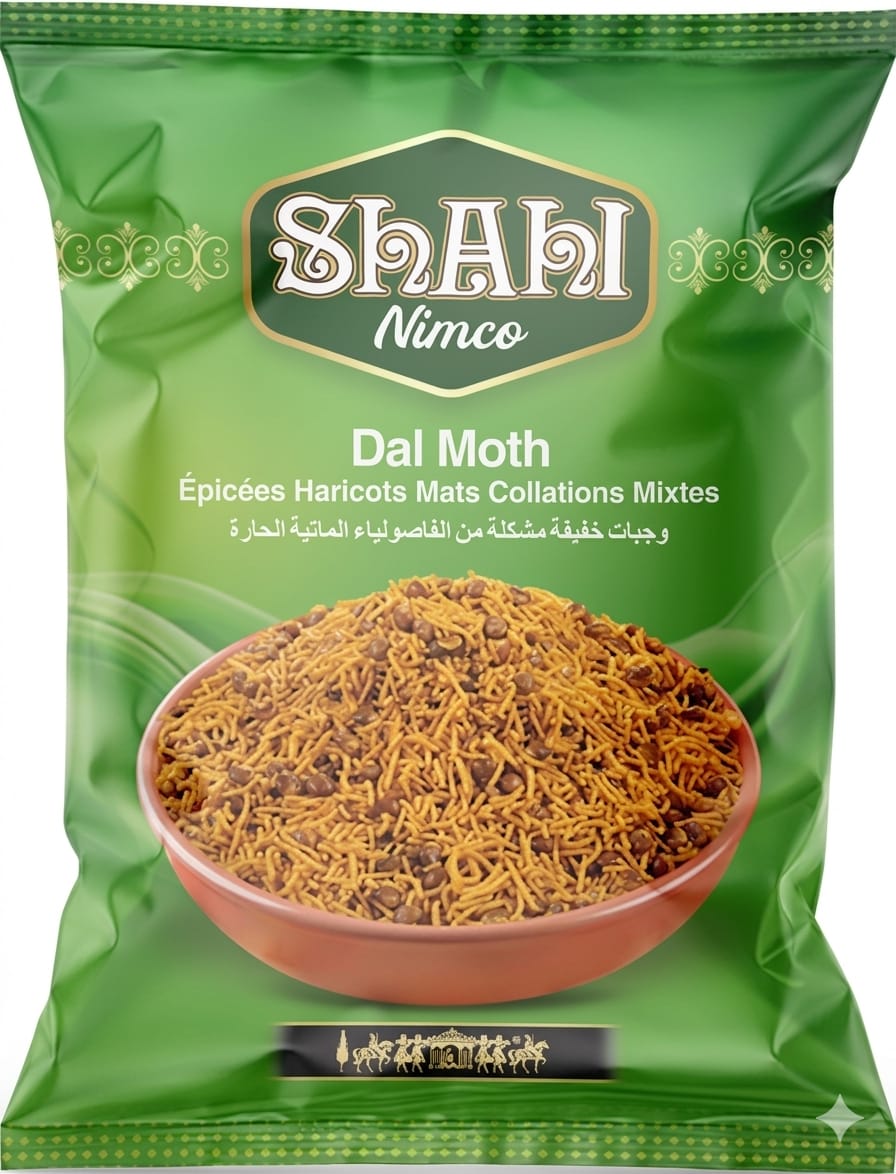 Shahi Nimco Dal Moth – Spicy Crunchy Mixed Lentils & Sev Snack for Tea Time