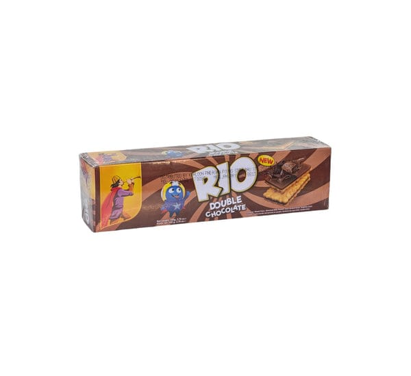 Rio Double Chocolate Biscuits – Rich Cream Filled Crunchy Cookies