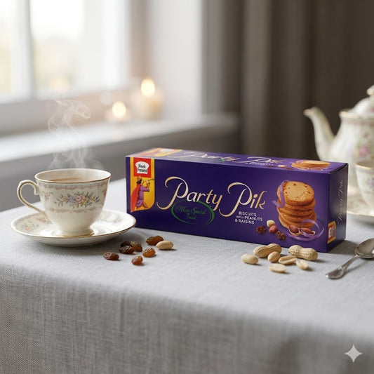 Party Pik Biscuits with Hazelnuts & Raisins – Crunchy Sweet Snack
