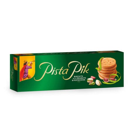 Pista Pik Biscuits with Peanuts & Pistachios – Crunchy Nutty Snack Cookies