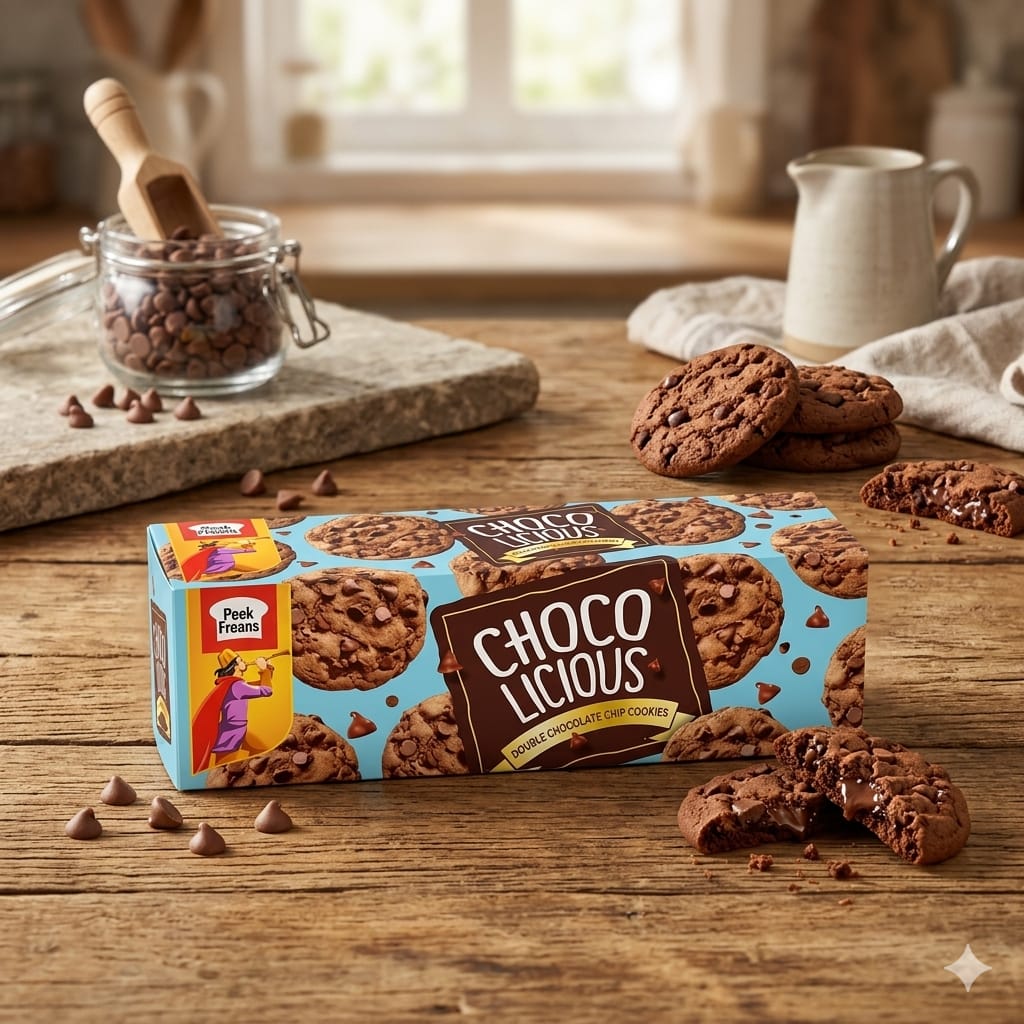Choco Licious Double Chocolate Chip Cookies – Rich Crunchy Treat