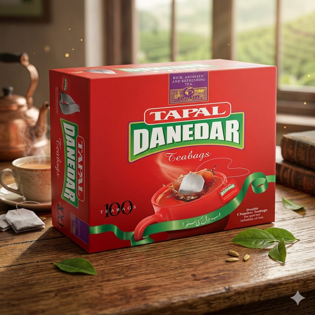 Tapal Danedar Black Tea Bags 100pcs – Premium Strong & Aromatic Pakistani Tea