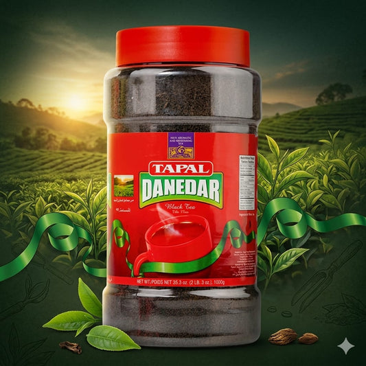 Tapal Danedar Black Tea Jar – Premium Granulated Strong Tea 1Kg