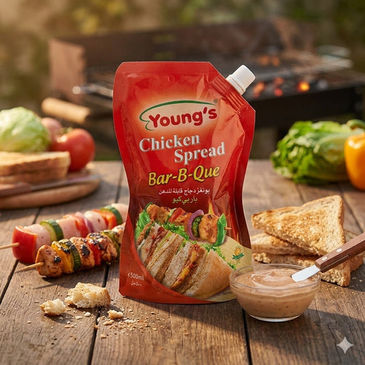 Young’s Chicken Spread Bar-B-Que 500ml – Smoky BBQ Flavored Creamy Chicken Spread