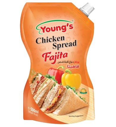 Young’s Chicken Spread Fajita 500ml – Spicy Creamy Fajita Flavored Chicken Spread