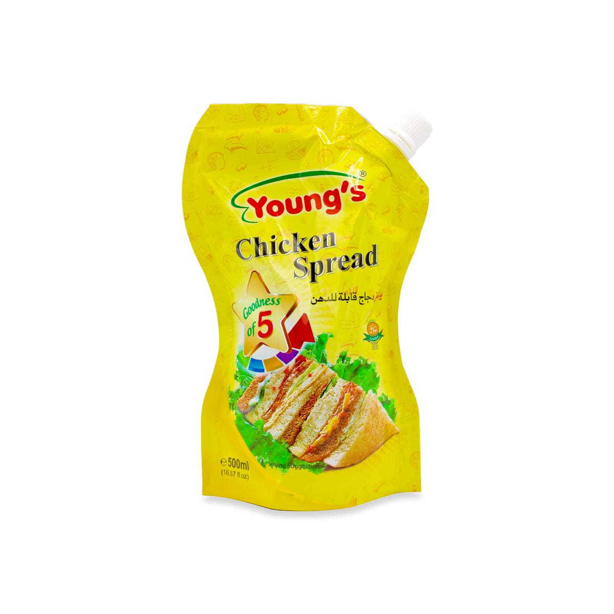 Young’s Chicken Spread 500ml – Creamy & Savory Ready-to-Eat Sandwich Spread