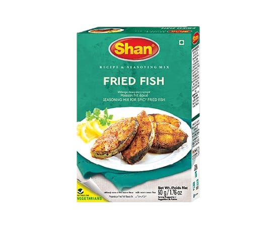 Shan Fried Fish Recipe & Seasoning Mix 50gm – Spicy Crispy Fish Fry Masala