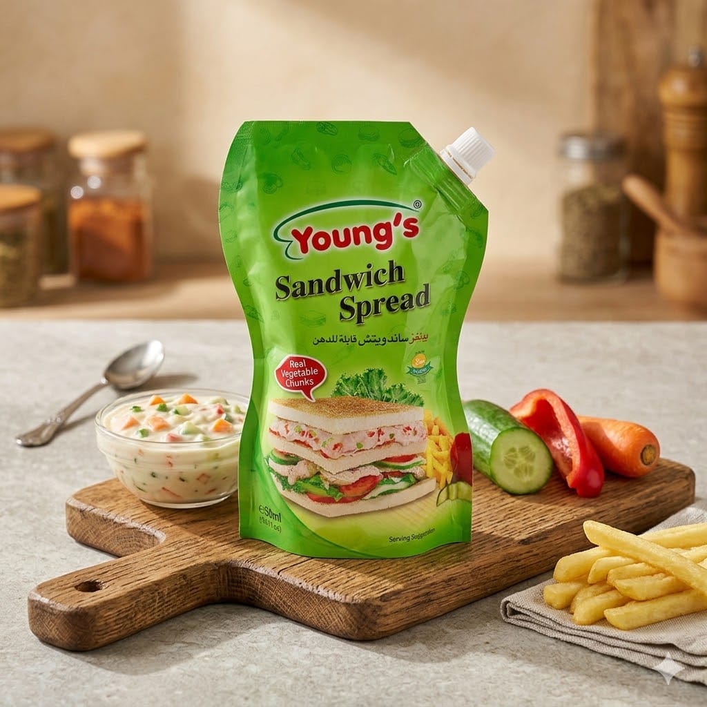 Young’s Creamy Sandwich Spread 500ml | Smooth & Rich Flavorful Spread for Sandwiches