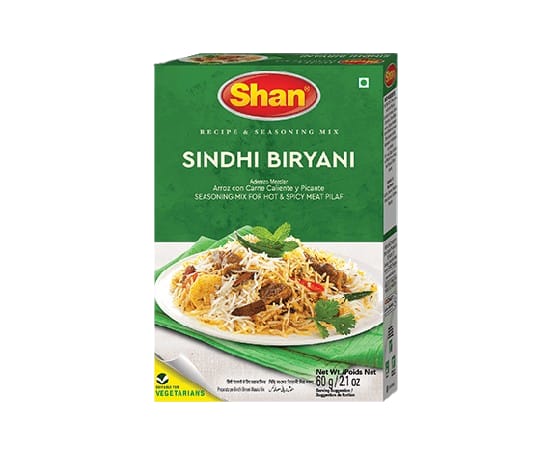 Shan Sindhi Biryani Masala 60g – Authentic Spicy Biryani Spice Mix for Traditional Sindhi Flavor