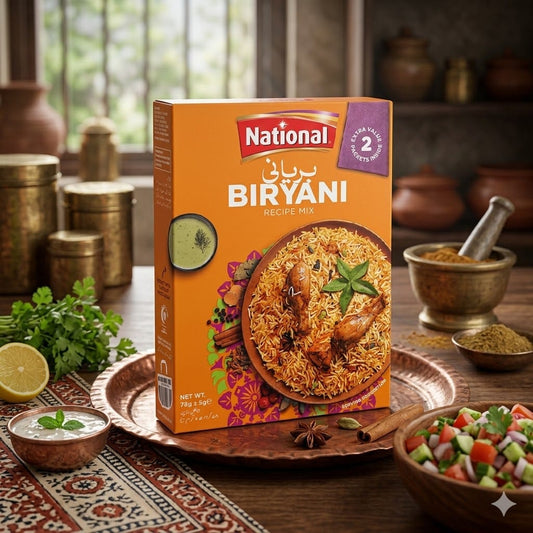 National Biryani Masala 90gm Double Pack – Premium Pakistani Biryani Spice Mix for Aromatic & Flavorful Rice Dishes