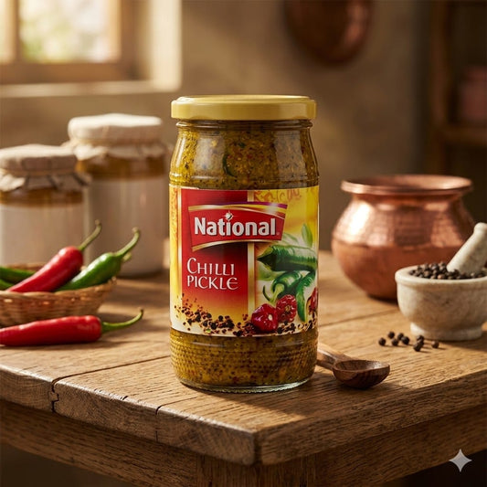 National Chilli Pickle – Traditional Spicy Chili Pickle in Oil