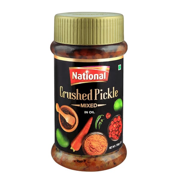 National Crushed Pickle 750gm – Traditional Mixed Achaar with Authentic Spices