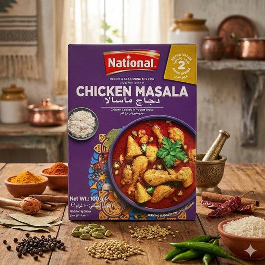 National Chicken Masala 100gm Double Pack – Premium Spice Mix for Flavorful Chicken Curry
