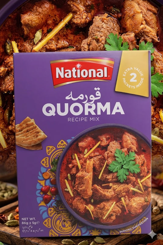 National Quorma Masala 90gm Double Pack – Authentic Pakistani Qorma Curry Spice Mix