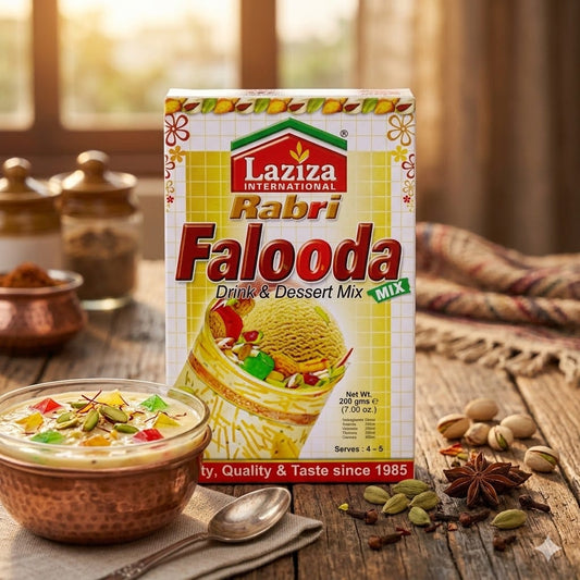 Laziza Rabri Falooda Mix Dessert Drink Mix 195gm