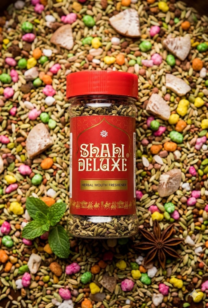 Shahi Deluxe Herbal Mouth Freshener Bottle – Premium Fennel & Herb Mix