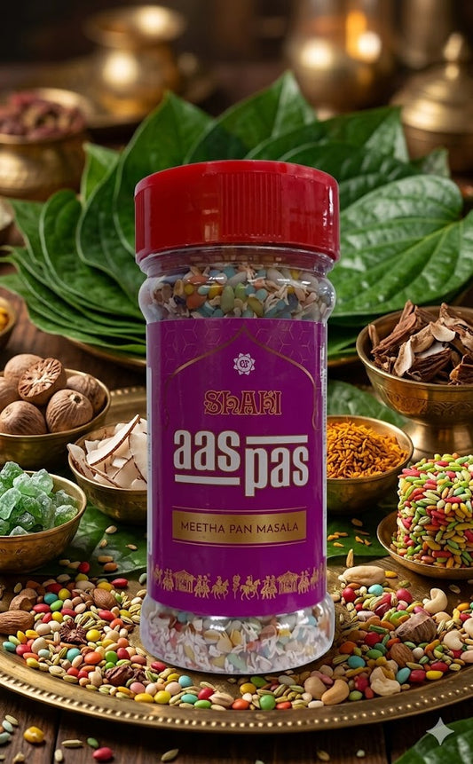 Shahi Aas Pas Meetha Pan Masala Bottle – Sweet Mouth Freshener Mix