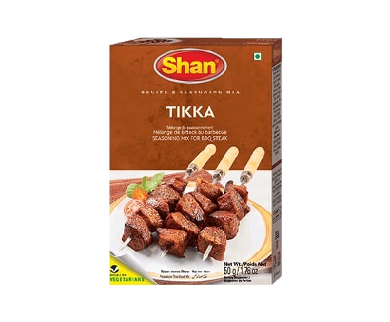 Shan Tikka Masala 50g – Authentic BBQ Spice Mix for Juicy & Flavorful Chicken Tikka