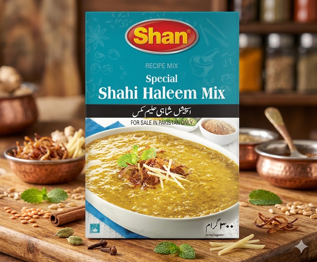 Shan Haleem Mix Masala 300g – Traditional Slow-Cooked Haleem Spice & Lentil Mix