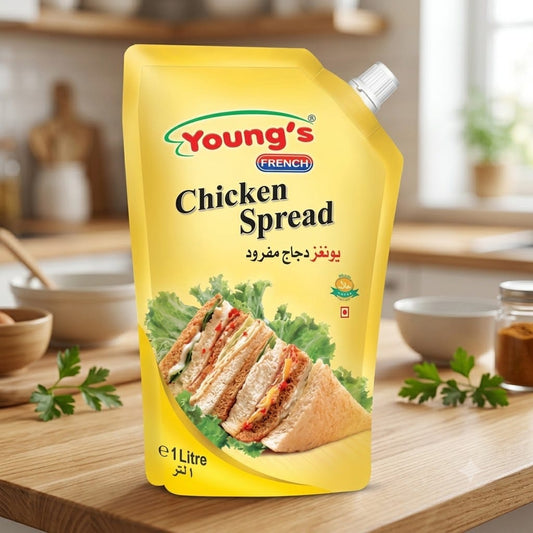 Young’s Chicken Spread 1 Litre – Creamy Sandwich & Burger Chicken Spread