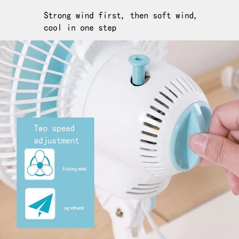 JIHAM 8-Inch Table & Clip Fan – Portable Silent Cooling Fan